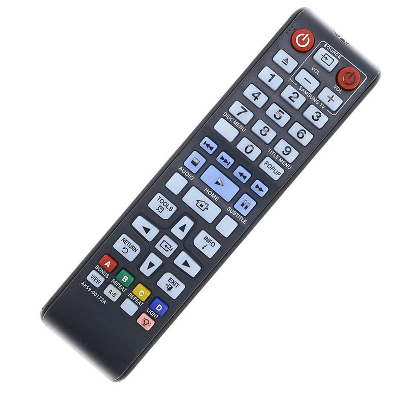 UBay New AK59-00172A Blu-ray Remote Control Replaced for Samsung Bluray Player (AK5900172A) BD-F5700 BDHM57CZA BD-H6500 BD-H6500/ZA - Image 1